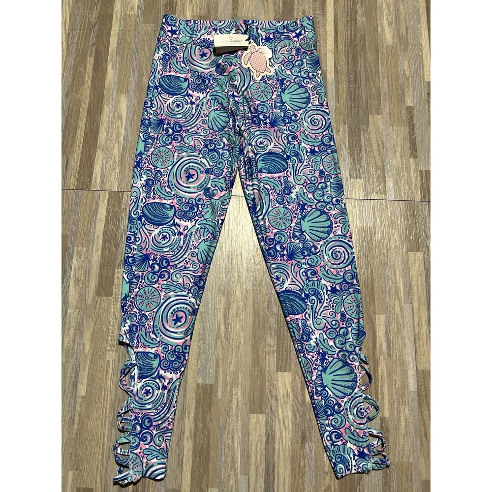 Simply Southern NWT Beach Vibes One Size Fits Most  Leggings